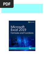 Complete Download Microsoft Excel 2019 Formulas and Functions 1st Edition Paul Mcfedries PDF All Chapters