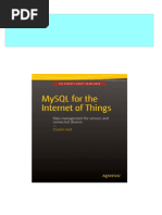 [FREE PDF sample] MySQL for the Internet of Things 1st Edition Charles Bell ebooks