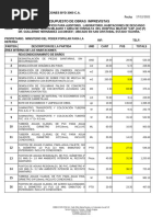 PRESUPUESTO habitaciones 2nivel M1