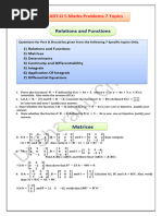 IMP Part D 5 Marks Questions Dr S C Chebbi