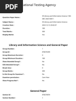 Library and Information Science 7509848aa004da1b25517f23eeada168