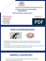 paper battery presentation