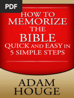 How to Memorize the Bible Quick - Adam Houge