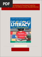 [FREE PDF sample] Developing Literacy in Preschool Tools for Teaching Literacy 1st Edition Lesley Mandel Morrow ebooks