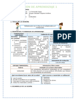 11SESIÓN DE APRENDIZAJE 1 matematica (1) brayan