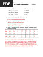 Td3 Corrige Initiation a l Assembleur