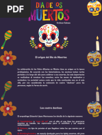 Dia de los muertos Day of the Dead Banner 