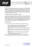 [TRANSLATE] SOP 21 PT MITSUBISHI MOTOR THERMAL SHOCK TEST