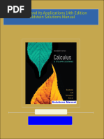 Full Download of Calculus and Its Applications 14th Edition Goldstein Solutions Manual in PDF DOCX Format