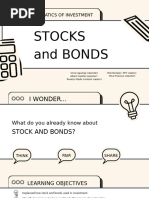 OCKS and BONDS in Mathematics of Investment Ppt GROUP 2 1