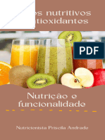 Sucos nutritivos e antioxidantes 