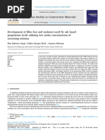 Development of filler-free and ambient-cured fly ash based