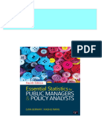 Immediate download Essential Statistics for Public Managers and Policy Analysts Wang ebooks 2024