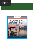 Complete Download the Leadership experience. 7th Edition Richard L. Daft - eBook PDF PDF All Chapters