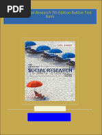 Complete Answer Guide for Basics of Social Research 7th Edition Babbie Test Bank