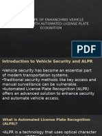 Prototype of Enhanching Vehicle Security With Automated License