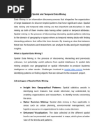 Difference Between Spatial and Temporal Data Mining