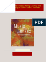 Instant Access to Music Across the Senses Listening Learning and Making Meaning 1st Edition Jody L. Kerchner ebook Full Chapters