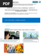 DMPA 32- COMO USAR DE MANERA SEGURA LAS VÍAS PUBLICAS -COMO REDUCIR LOS ACCIDENTES DE TRANSITO