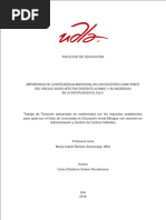 IMPORTANCIA DE LA INTELIGENCIA EMOCIONAL EN LOS DOCENTES COMO PARTE