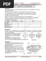 TD N°3-Applications sur la gamétogenèse Dr. ZOUAGHI Youcef UFMC1-2023-2024