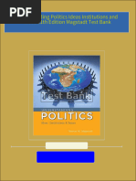 Complete Answer Guide for Understanding Politics Ideas Institutions and Issues 11th Edition Magstadt Test Bank