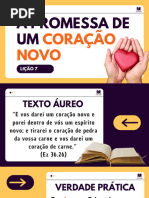 SLIDES LIÇÃO 7 - A PROMESSA DE UM CORAÇÃO NOVO - ADULTOS - CANAL TEXTO ÁUREO