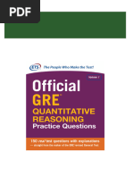 Instant Download Official GRE Quantitative Reasoning Practice Questions PDF All Chapters