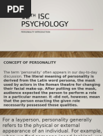 Personality Introduction