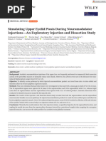 J of Cosmetic Dermatology - 2024 - Paternostro - Simulating Upper Eyelid Ptosis During Neuromodulator Injections An