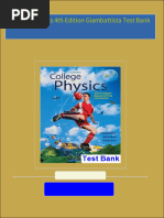 Get College Physics 4th Edition Giambattista Test Bank free all chapters