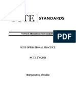 THE MATHEMATICS OF CABLE SCTE_270_2021