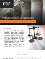 11. Independence of Judiciary