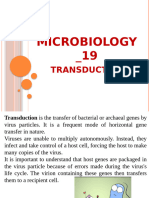 Microbiology 19 - Bacterial Transduction