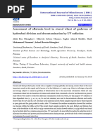 Assessment of Aflatoxin Level in Stored Wheat of Godowns of Hyderabad Division and Decontamination by UV Radiation