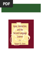 Instant Download Input Interaction and the Second Language Learner PDF All Chapters