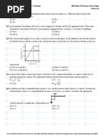 JEE Main 2018 (15 Apr Shift 1 Online) Previous Year Paper with Answer Keys - MathonGo