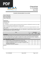 CL-O-OPS005B Training Programme Evaluation Checklist (1)