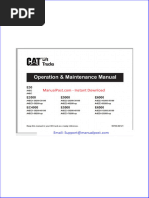 Cat Forklift e3000 Operation Maintenance Manual