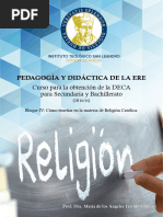 Bloque IV_Cómo enseñar en la materia de Religión Católica_Cuadernillo