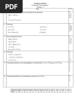 ev.sum. Calcul algebric