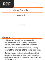 Cyber Security Lecture 03