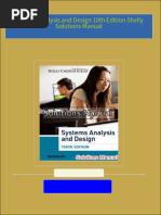 Access Systems Analysis and Design 10th Edition Shelly Solutions Manual All Chapters Immediate PDF Download