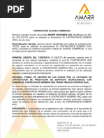 Contrato Unico de Alianza Comercial PAOLA BASANTES