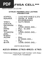 nota kertas thermal