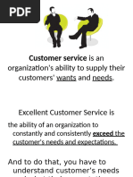 1CUSTOMER SERVICE