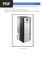 maintenance procedure for wall ABB VFD ACS 880