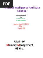 OS U-IV Memory Management