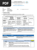 sesión N°6 - QUINTA unidad