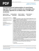 J Applied Clin Med Phys - 2024 - Taneja - Commissioning and implementation of a pencil‐beam algorithm with a Lorentz